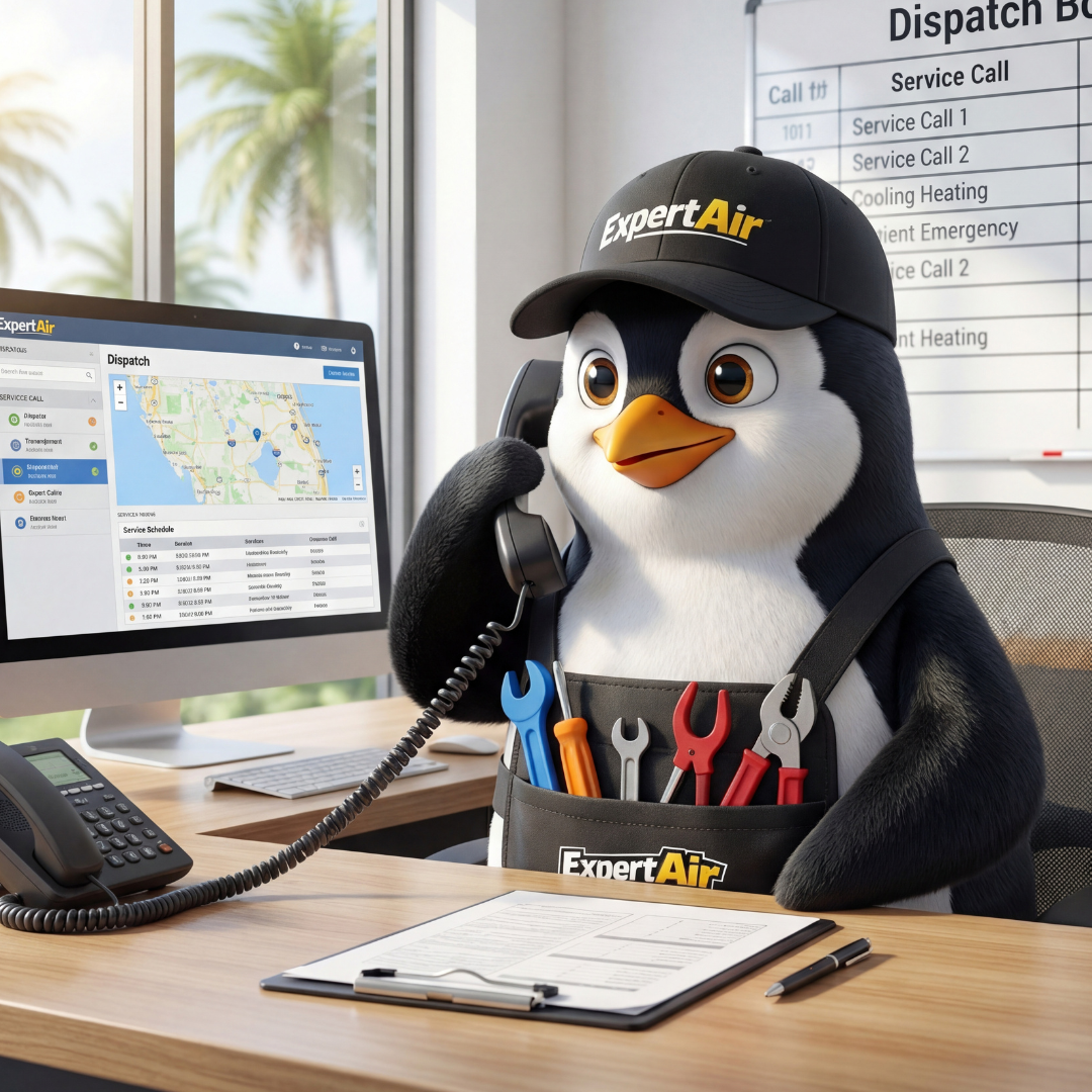 Expert Air Cooling & Heating dispatch support coordinating AC repair, maintenance, and installation services for homeowners in Port St. Lucie, Fort Pierce, Stuart, Palm City, Saint Lucie West, and Tradition.