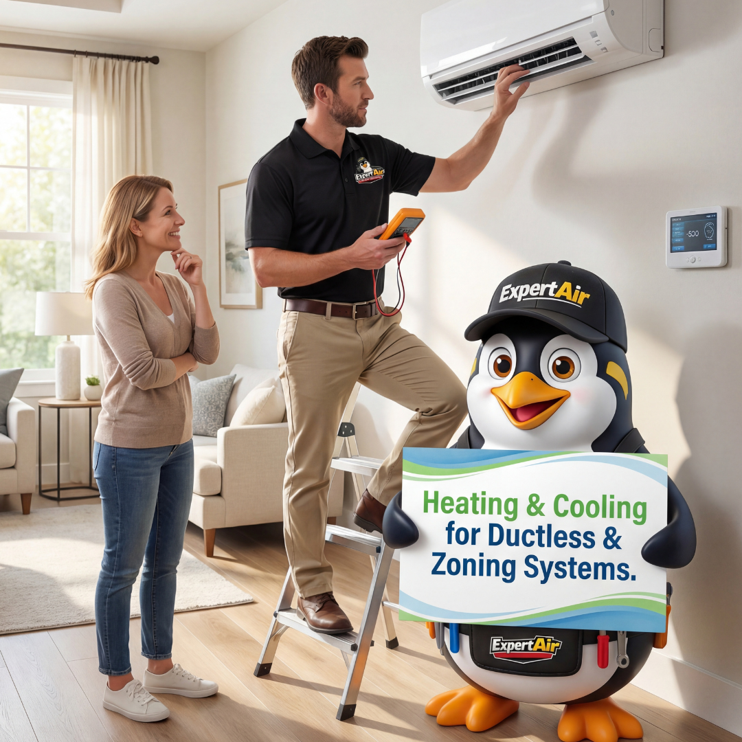 Expert Air Cooling & Heating technician providing heating and cooling services for ductless and zoning systems in Port St. Lucie and surrounding areas.