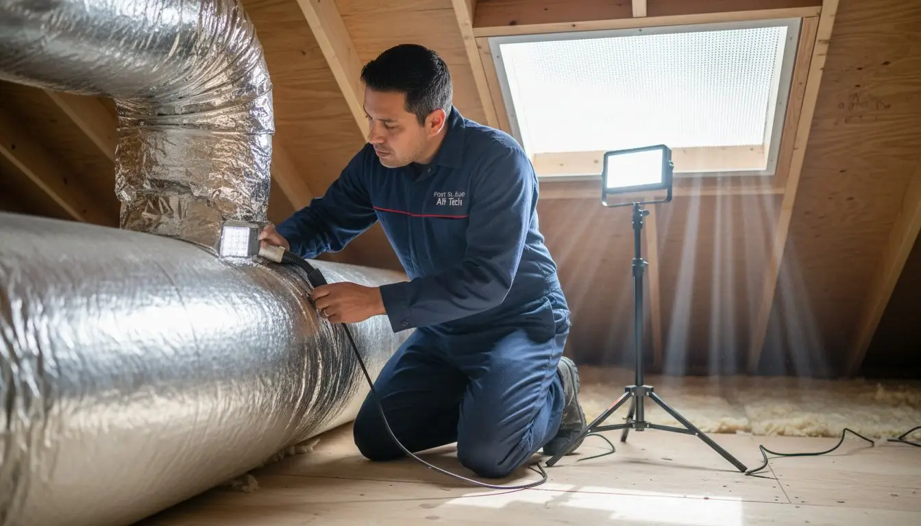 Professional Air Conditioning Duct Inspection in Port St. Lucie & the Treasure Coast